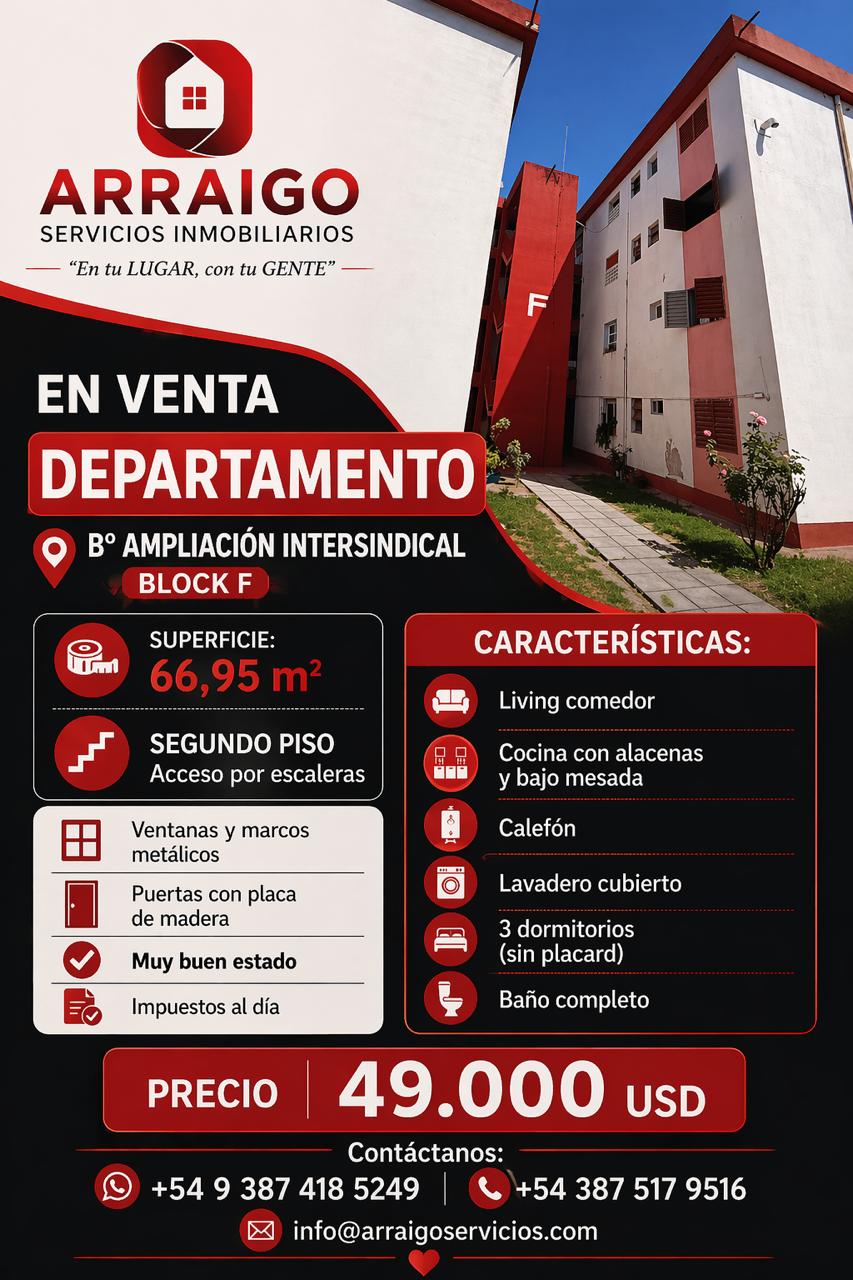 DEPARTAMENTO AMPLIACION INTERSINDICAL